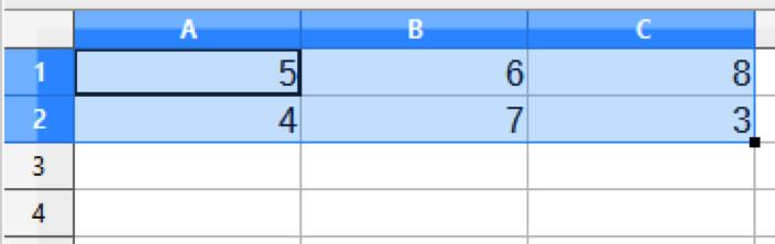 ALÇA DE PREENCHIMENTO A alça de preenchimento no LibreOffice Calc