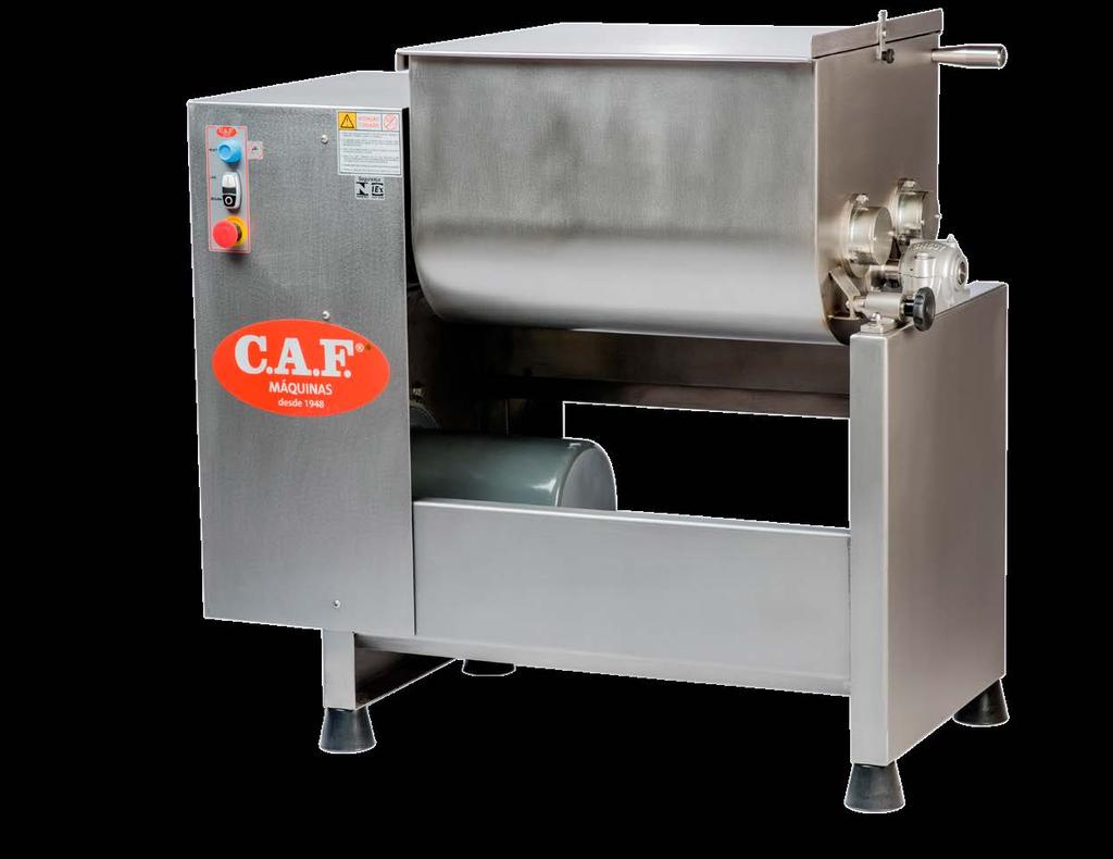 MISTURADEIRA DE CARNE Meat Mixer Mezcladora CAF M 60 Total Inox 2 EIXOS Motor Engine Motor 0,75 kw (1 cv) V.