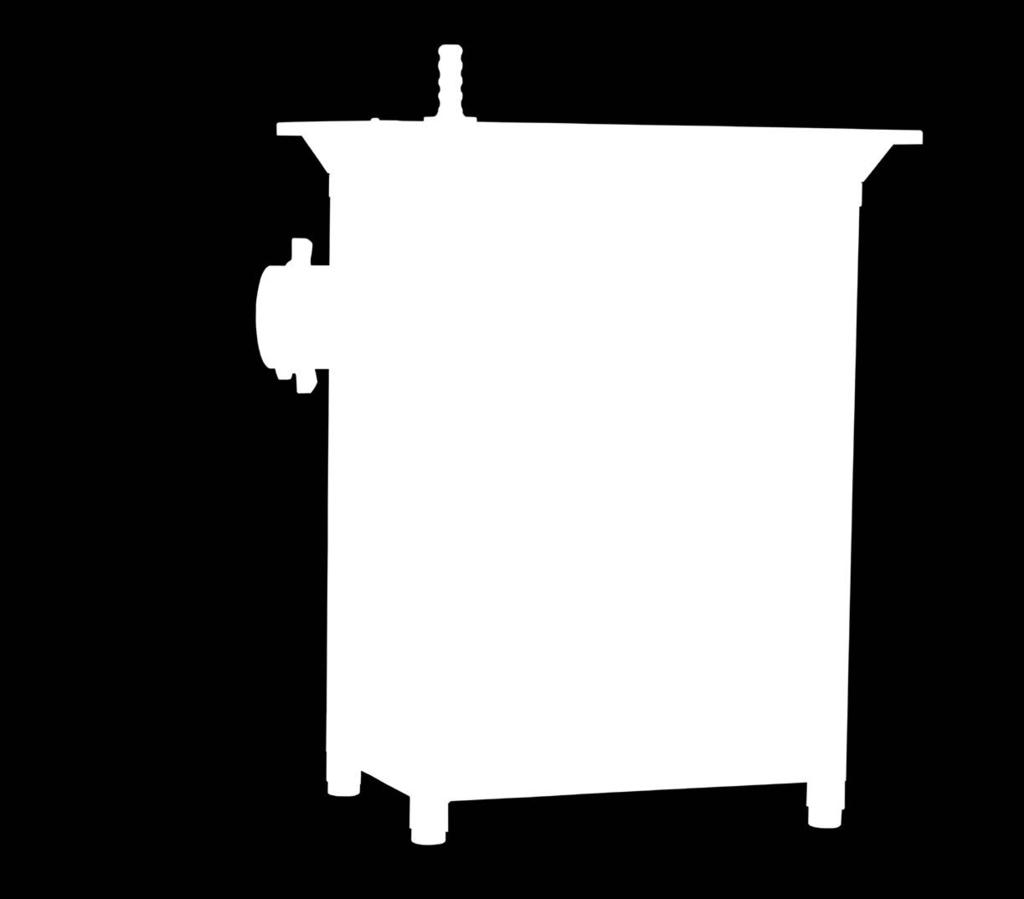 hasta centro del disco 760 mm Capacidade D-5mm Capacity D-5mm Capacidad D-5 mm 1200 kg/h Peso líquido Net weight Peso neto 280 kg Peso bruto Gross weight Peso bruto 310 kg Motor Engine Motor 7,5 kw