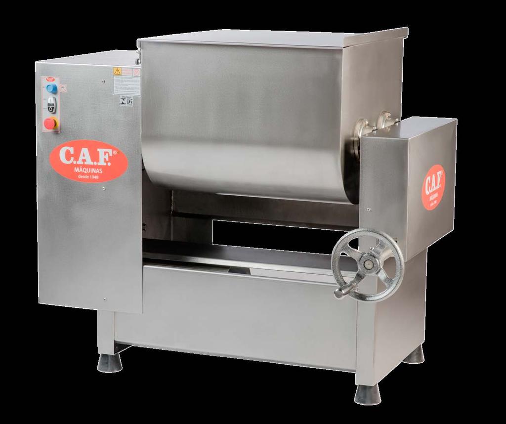 MISTURADEIRA DE CARNE Meat Mixer Mezcladora 2 EIXOS CAF M-180 Total Inox Motor Engine Motor 2,2 kw (3 cv) Fase Phase Fase 3 V.