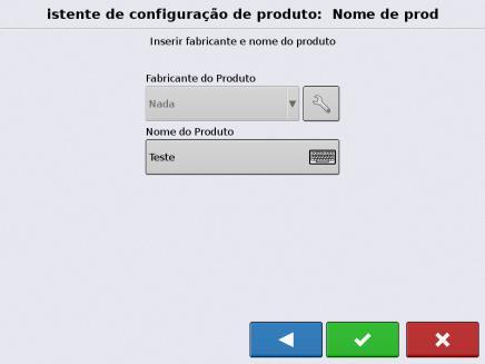 Criar Produto de Aplicação Coloque um nome para o tipo de produto selecionado > Prossiga.