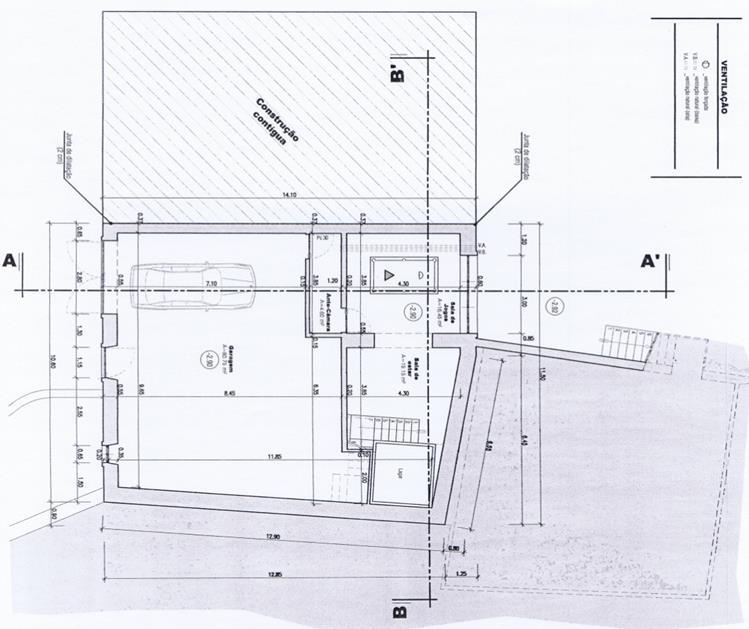 Figura A168 Planta da cobertura [CMOurém, Processo/Licença n.