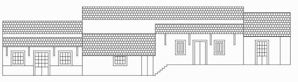 19.2 Peças Desenhadas do Projeto Na figura seguinte apresenta-se o alçado principal do edifício