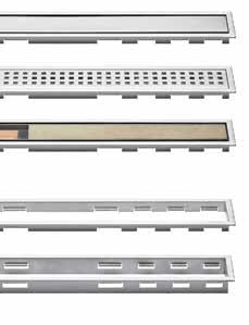 Drenagem Schlüter -KERDI-LINE-A/-B/-C Schlüter -KERDI-LINE são remates de perfil a eleição em aço inoxidável escovado ou aço inoxidável polido de alto brilho com coberturas clássicas, correspondentes