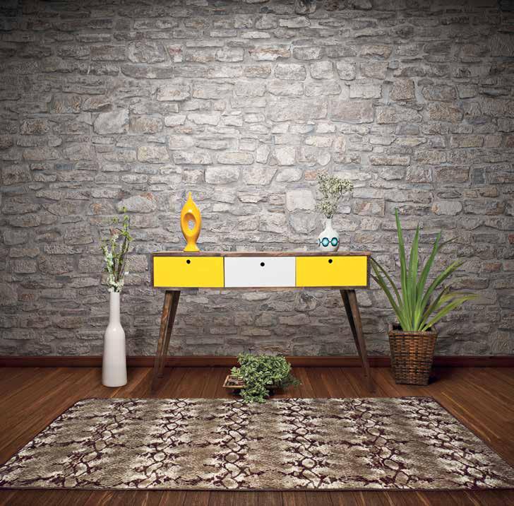 PLUSH 343 - Piton Style 347 - Container Tapete 50 x 70 cm 50 x 100