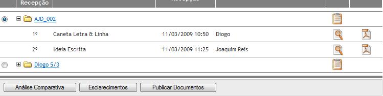 5. Módulo propostas Propostas Apreciação de Propostas 13.º - No submenu de Apreciação de Propostas, poderá proceder-se à consulta de toda a documentação que compõe cada proposta. 14.