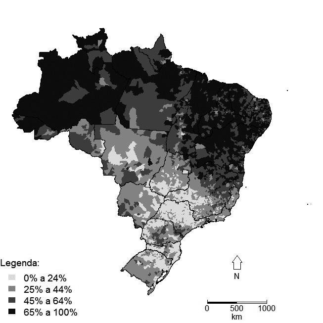 Brasília, dezembro de 2016 12E Número médio de moradores por cômodo 12F Proporção de pobreza 12G Proporção de domicílios com saneamento inadequado Elaboração
