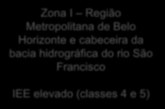 de Belo Horizonte e cabeceira da bacia