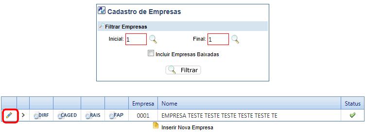 TUTORIAL PROGRAMAÇÃO DE EVENTOS MENSAIS Com o objetivo de agilizar o processo do cálculo de folha de pagamento, foi implementada a opção de programar eventos no cadastro de empresas e de funcionários.