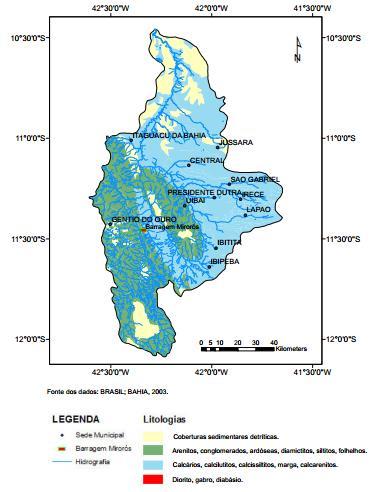 GONÇALVES; MARQUES; DIAS, p. 56-68 57 central. A bacia hidrográfica do rio Verde possui uma barragem denomina Barragem Manoel Novaes (Mirorós) e tem a capacidade para 176 milhões de metros cúbicos.