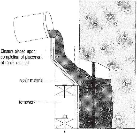 Se forem utilizados perfis metálicos, as espessuras mínimas são de 40 mm e de 60 mm, respetivamente, para betão projetado e betão moldado.