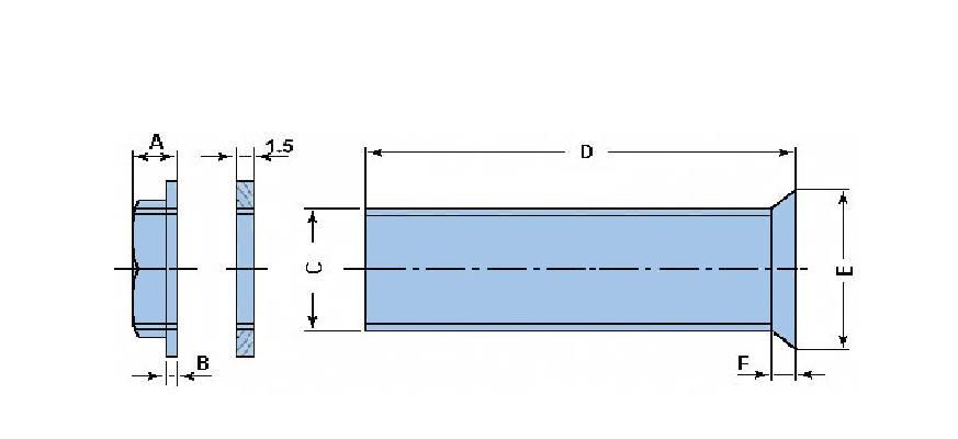 C.1110-1111 Polyamide(P) drain tube B C D E F Rosca