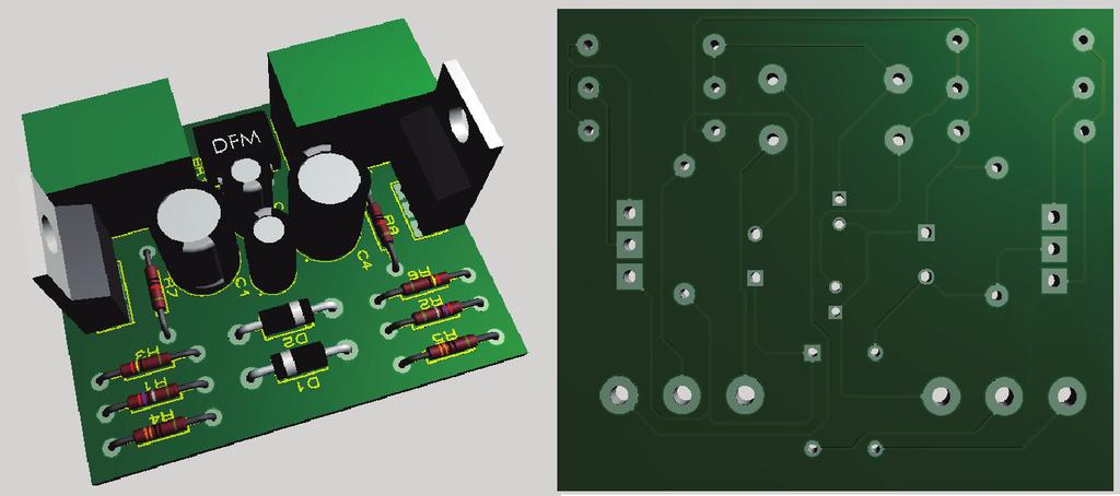 pdf das camadas Bottom Cooper (parte de baixo); Impressão em impressora laser com papel couchê; Limpeza da placa com palha de aço; Fixação do papel na placa com fita crepe; Aquecimento