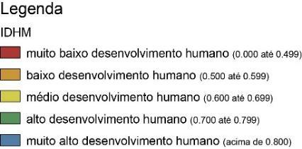 municípios da região, no ano de 1991, estavam classificados como muito baixo desenvolvimento humano (278