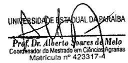 9.6 Esclarecimentos complementares poderão ser obtidos na Secretaria do Programa de Pós-Graduação em Ciências Agrárias localizada na Central de Integração Acadêmica, sala 310, 3º andar, Rua Baraúnas,