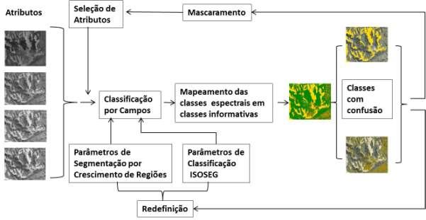 Resultados parciais: Artigo 3 Apresentado no XVI SBSR Abril de 2013 Abordagem analítica e sequencial para a classificação de ortofotos para o mapeamento de mosaico de Floresta e