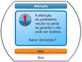 8 8 Parâmetros e possíveis valores de parâmetros 8.6 Parâmetros especiais Instruções de uso Parâmetros e possíveis valores de parâmetros 8.6.4 Motor Contato intermediário FECHAR.