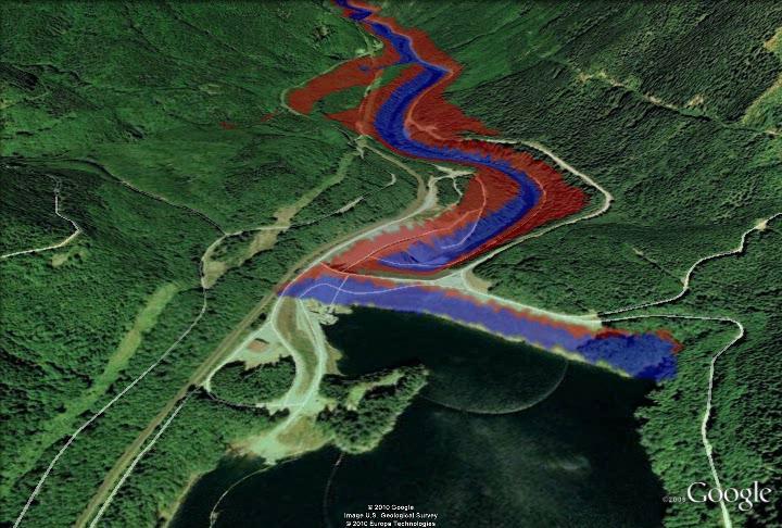 Mapa de inundação 1. Obrigatório para todas as barragens de mineração por modelo simplificado; 2.
