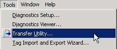 Capítulo 12 Crie uma aplicação do PanelView Plus Transfira a aplicação para o terminal PanelView Plus 1. Selecione Application > Create Runtime Application. 2.