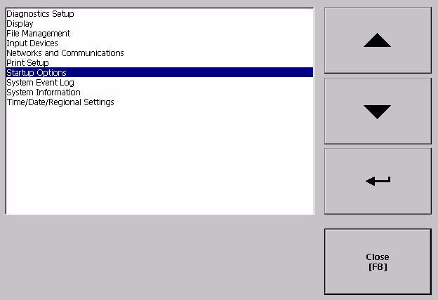 Prepare o terminal PanelView Plus Capítulo 5 Atribua um endereço IP ao PanelView Plus Necessário para um sistema EtherNet/IP 1. Ligue a alimentação do terminal PanelView. 2.