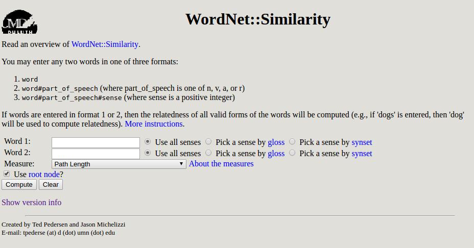 Interfaces NLTK oferece métodos para calculo de similaridade de palavras baseada em wordnet.