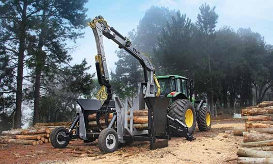 As duas principais características desse implemento são: a produtividade obtida em volume já que a madeira fica pronta para ser carregada e o padrão de corte das toras.