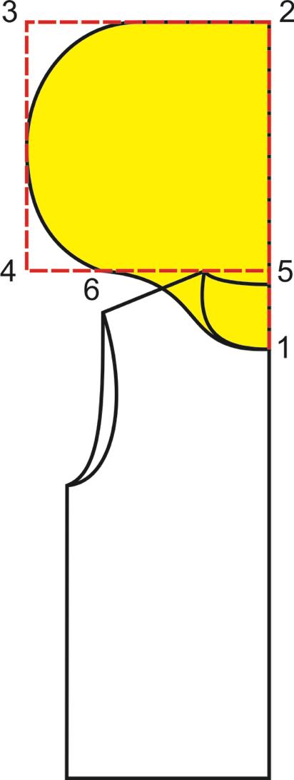 Diagrama do molde do capuz O capuz é um detalhe que se aplica em várias peças do vestuário, como casacos, jaquetas, coletes, agasalhos, camisetas etc.