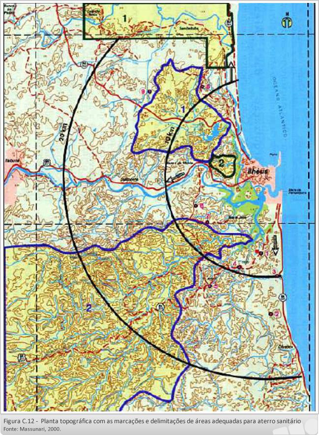 Coluna J Volume anual de resíduos compactados no aterro (m 3 ano -1 ).