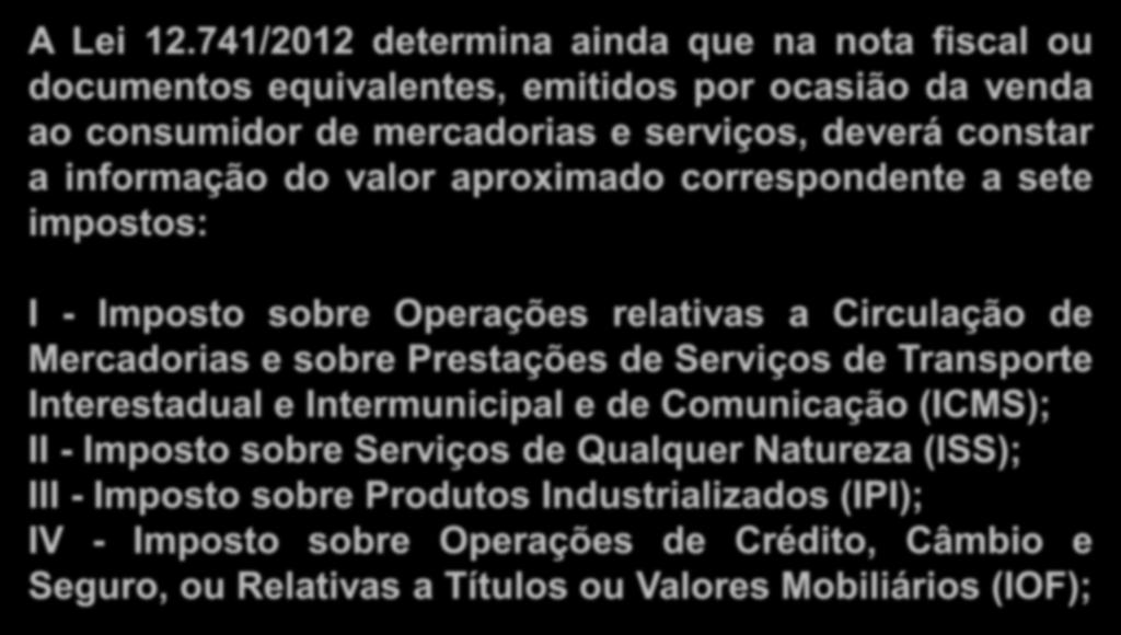 Informação A Lei 12.