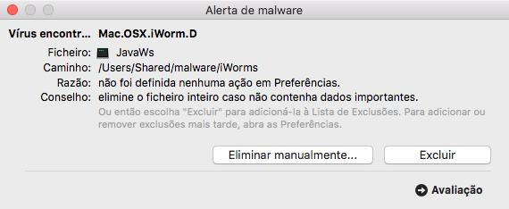 Quando deteta uma ameaça, o Bitdefender Antivirus for Mac irá tentar remover automaticamente o código malicioso do ficheiro e reconstruir o ficheiro original.