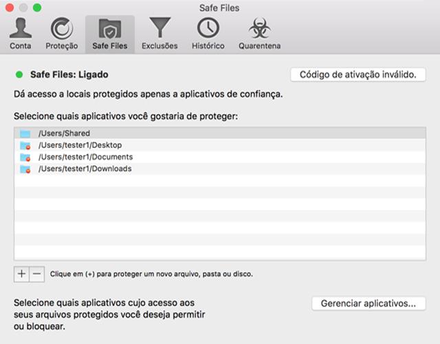 Assistente de Safe Files O assistente de Safe Files Bitdefender é exibido assim que instala o Bitdefender