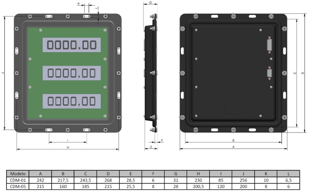 Fig. 04 Placa Display - Controladora Manual Técnico -