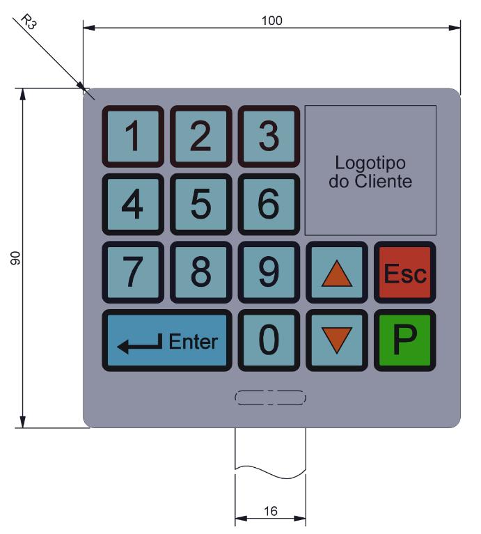 Fig. 05 Teclado - Controladora Manual Técnico -