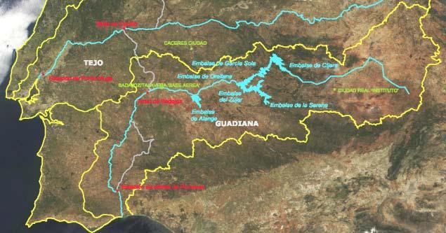 Convenio de Albufeira Régimen de Caudales Convenção de Albufeira Regime de Caudais Año hidrológico 2005-2006 Ano hidrológico 2005-2006 CUENCA HIDROGRÁFICA DEL GUADIANA BACIA HIDROGRÁFICA DO GUADIANA
