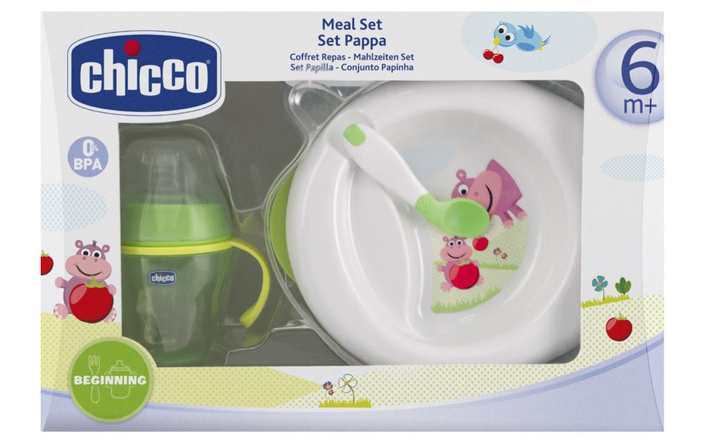 KITS DE ALIMENTAÇÃO Os kits de alimentação Chicco contém tudo o que você precisa para a refeição, acompanhando o crescimento do bebê.