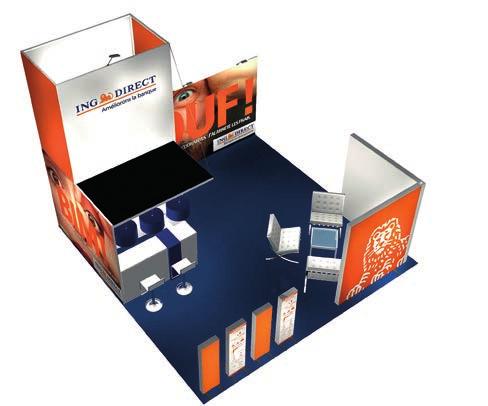 Stand Iluminado c-stand-l-45 Estrutura +