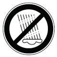 Símbolos Nome Explicação Não molhar o equipamento Não exponha o equipamento à chuva ou condições úmidas (umidade) Risco de choque e
