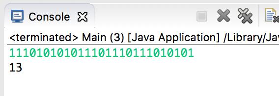 public String decimal(string s) { String result = new String(); for(int i = 0; i < s.length(); i+=len) { result+=codes.get(s.substring(i, i+len)); i++; } return result; } } // end of class jvo@ualg.