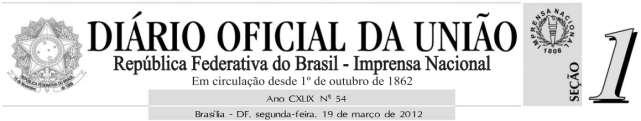 RESOLUÇÃO Nº 8, DE 16 DE MARÇO DE 2012.