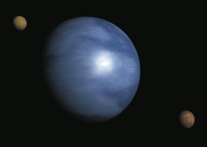 AstroNova. N.18. 2018 Concepção artística da superfície do planeta COROT-7b. magnético forte ou tectonismo porque o núcleo sofreu um rápido resfriamento.