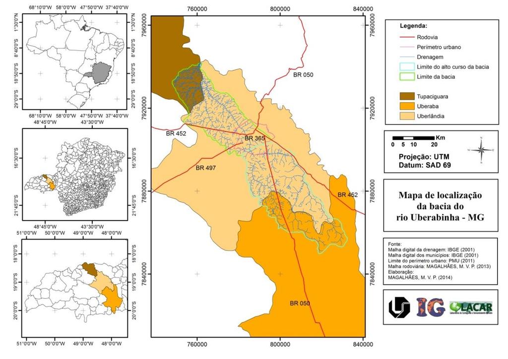 Figura 1. Mapa de localização da área de estudo 2. PROCEDIMENTOS METODOLÓGICOS Para alcançar os objetivos da pesquisa, foi adotada a sequência metodológica exposta na figura 2.