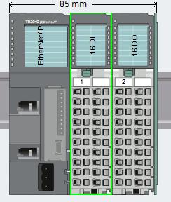 5.1.2 Configuração básica dos Módulos de I/Os Módulo de 16 Entradas Digitais Ao clicar sob o