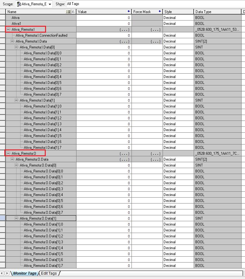 Passo 13: Verificação na tabela de TAGs,