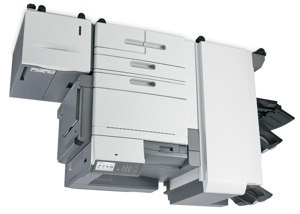Configurações máximas suportadas 11 Suporte de impressora 39V4339: Impressora compatível: C925 Posicionamento Suporte de impressora 24Z0031 Secretária Chão Suporte de impressora convertido