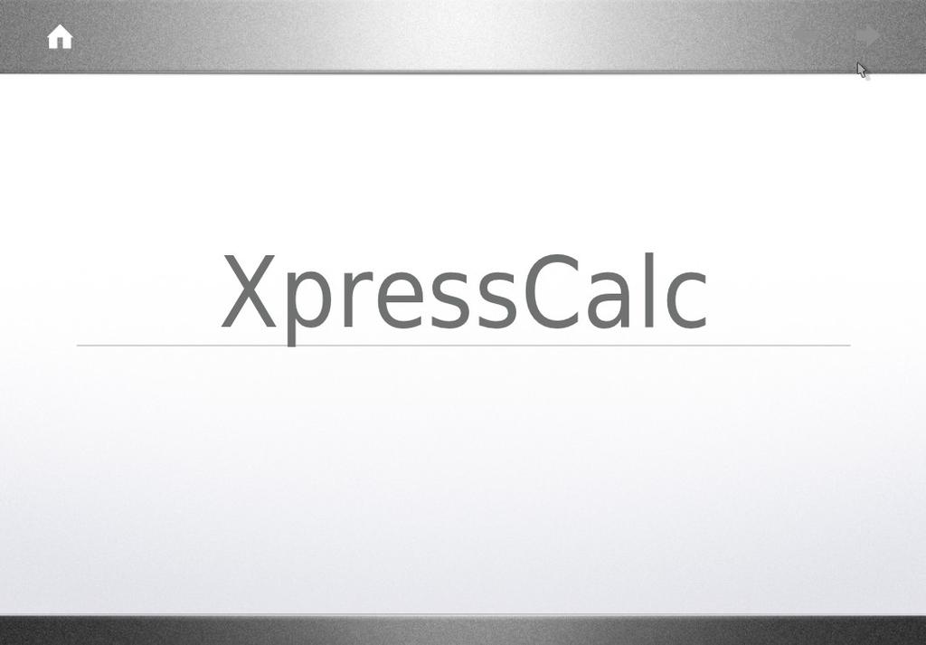 Tela 1: Críticas Wizard XpressCalc Btões que nã pdem