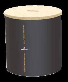 4. Cerrar el accionador. 5. Extraer el recipiente y recargar su estufa. 1. Refill the tank with pellet. 2. Pull the actuator. 3. Wait until the removable container is full. 4. Close the actuator. 5. Extract the container and load your stove.