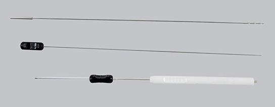 Imagem ilustrativa dos instrumentais para reparo osteocondral de tiro único Instrumentais para reparo osteocondral de múltiplos tiros único