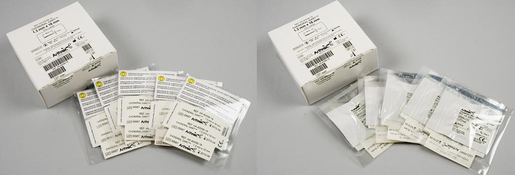 superfície externa. Tanto a embalagem Tyvek quanto à embalagem em papel-cartão são rotuladas contendo todas as informações necessárias para a identificação do produto. 1.