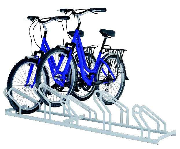 Soporte de bicicletas realizado en acero galvanizado