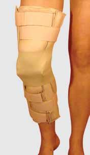 50/60/70 cm Código: 373 traumatismo do joelho em substituição ao aparelho gessado e outras lesões da região.
